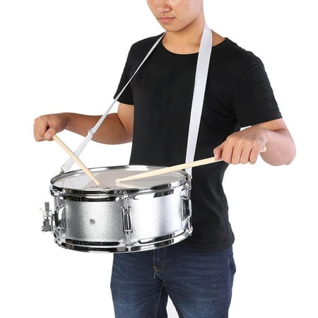Ddrum Trigger Kit - Ashata Stainless Steel Snare Drum Beginner Kit with Bag Drumstick Strap Silencer Mute ,Snare Drum, Student Drums