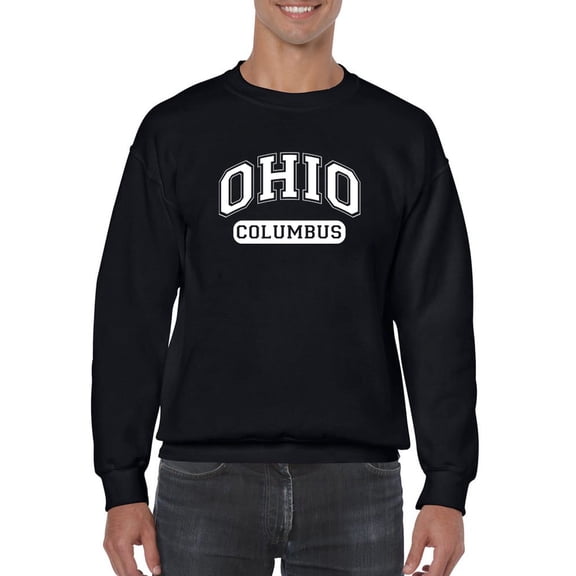 Columbus Ohio Men Sweatshirt, Male Medium