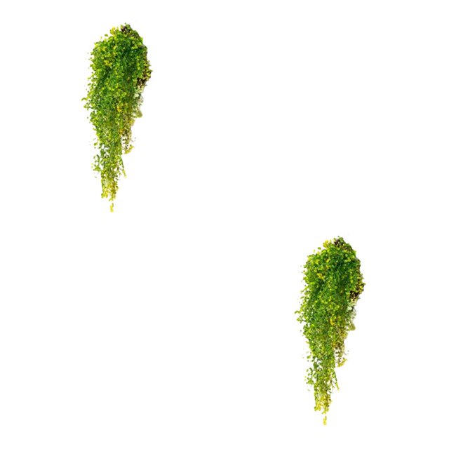 Flores artificiales Cateissary para colgar en la pared Planta de mimbre falso Corto Amarillo 85CM 2piezas