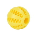 thumbnail image 2 of 2 Pack 6cm Natural Rubber Dog Toy Balls - Yellow & Orange, 2 of 5