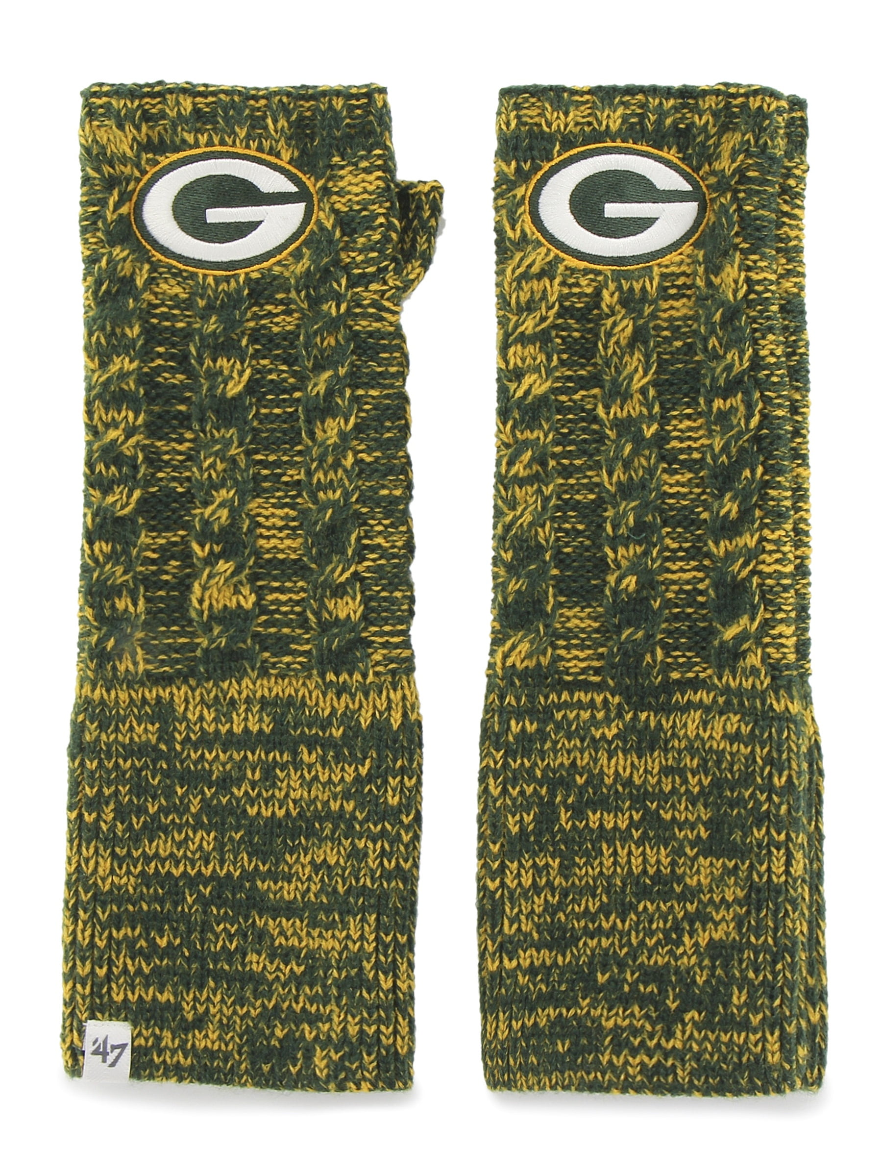 Green Bay Packers Prima Women's Dark Green Arm Warmer Gloves by 47 Brand