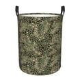 thumbnail image 2 of Goofa Green Snake Skin Printed Circular Hamper,Laundry Basket with Handles,Storage Baskets Foldable,Large Capacity Laundry Hamper-Medium, 2 of 8
