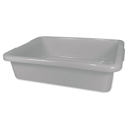 Rubbermaid Commercial Bus/Utility Tote, 20 x 15 x 5, Gray