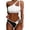 D453/Black, variant on Afdoent Womens Bikini Sets Women's High Waist Bikini Two Piece Set Color Block One Shoulder Tie Bikini Push Up Swimsuit 2026 Retro Swimsuit