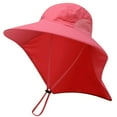 thumbnail image 2 of LEEYNEER Chapeau de Soleil à Grand Bord avec Rabat de Cou UPF 50+ Randonnée Safari Pêche pour Hommes et Femmes, 2 of 7