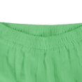 thumbnail image 3 of Women's Culottes Linen Wide Leg Pants Elastic Waist Casual Palazzo Trousers Women Linen Pants Color Mint Green Size M, 3 of 7