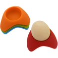 thumbnail image 2 of 4 Uds. De hueveras de silicona, soporte para huevos duros y pasados ​​por agua, bandeja reutilizable para huevos, 2 of 2