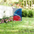 thumbnail image 2 of MKHERT Zaleshiki Town Garden Flag Banner Decorative Flag for Wedding Home Outdoor Garden Decor 12x18 inch, 2 of 2