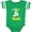 Football Green and White, variant on Inktastic Budgie Parakeet Budgerigar Boys or Girls Baby Bodysuit