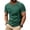 Dark Green, variant on Men's Slim Fit Short Sleeve Basic T-Shirt - Everyday Top for Men Comfortable Stretch Casual Fit True Classic Tees Men Soft Fabric,Black M