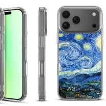 For iPhone 17 Pro Shockproof Protective Phone Case, by OneToughShield - Starry Night France