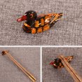 thumbnail image 4 of Decodeary Japanese Style Chopsticks Tableware Solid Wood Japanese Style Chopsticks Tableware Home Craft Holder Decoration Restaurant Tool 1 4.8*1.8cm, 4 of 6