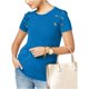 thumbnail image 1 of Camiseta básica Michael Kors Mujer Azul Pequeña, 1 of 2