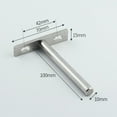 thumbnail image 1 of 4inch Folding Shelf Support Bracket Floating Wall Shelf Support, 1 of 3