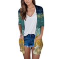 thumbnail image 1 of Long Sleeve Cardigan For Women Fall Open Front Cardigan With Pockets Casual Duster Lightweight Cardigan Sweater, 1 of 4