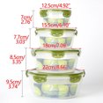 thumbnail image 3 of Bdfzl Vintage Bento Box Design Divided Bento Box With Built-in Plastic Divider, Choose Your Own Space For Food, Nylon Sealing Tape (Yellow), 3 of 9