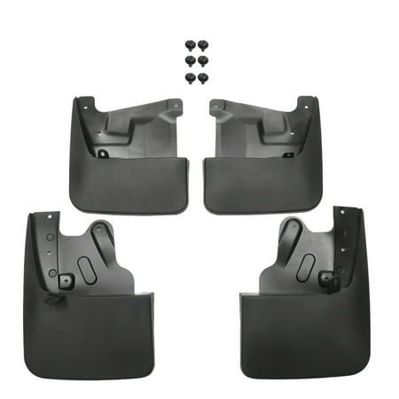 Unique Bargains Automotive Mud Guards Splash for Compatible for Toyota Tundra 2022 2023 2024 Pickup (Set of 4)