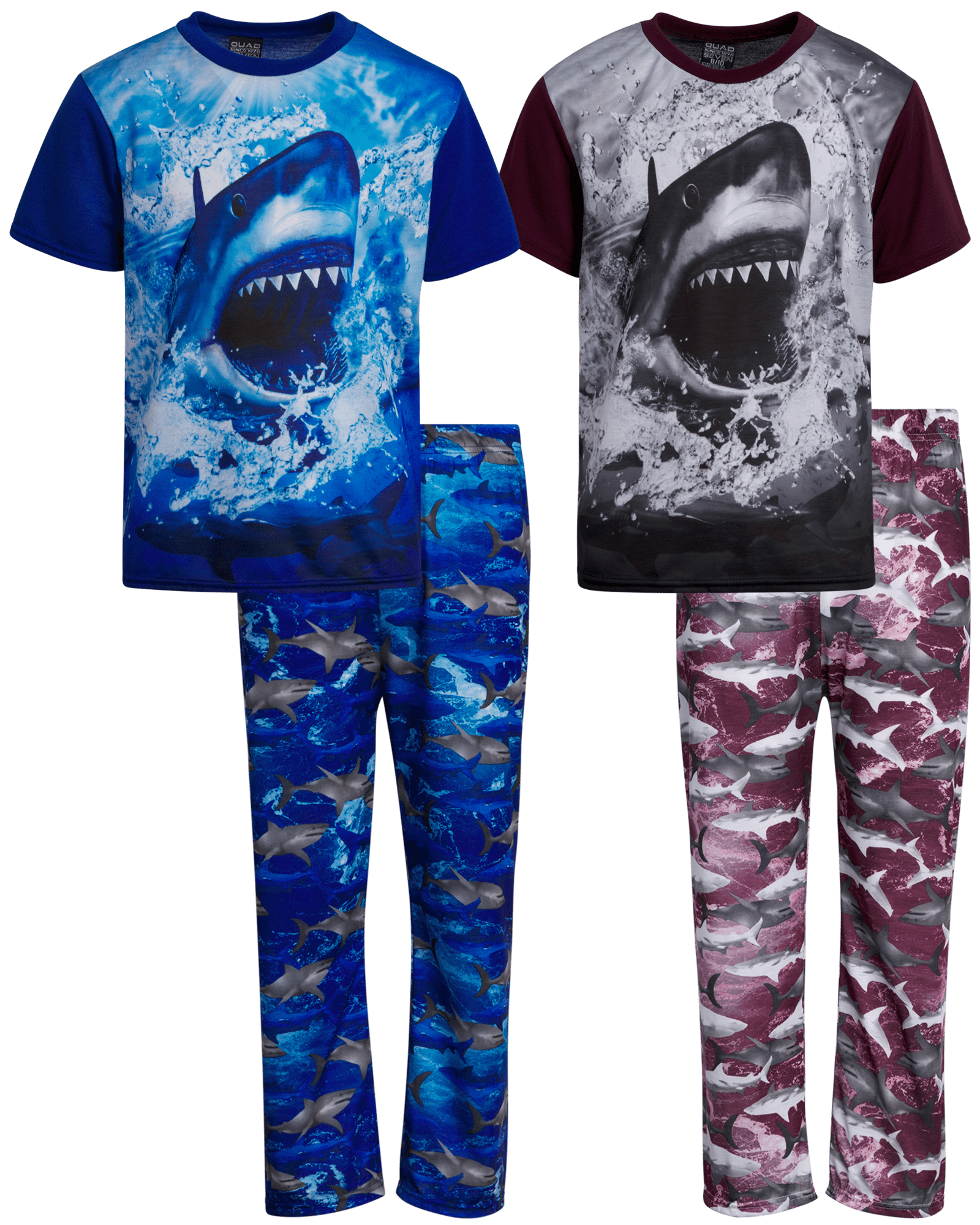 Quad Seven Boy s Pajamas 4 Piece Long Sleeve Sleep Shirt And Pants quad-seven-boy-s-pajamas-4-piece-long-sleeve-sleep-shirt-and-pants
