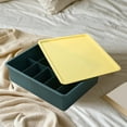 thumbnail image 4 of SCNOR Plastic Storage Boxes Small Clothes Storage Organizer with Lids, 4 of 6