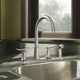 thumbnail image 3 of Moen Solidad Two-Handle High Arc Kitchen Faucet with Side Sprayer, 3 of 4
