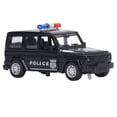thumbnail image 2 of Modelo de vehículo policial de aleación a escala 1/32 con luces intermitentes, ingenioso coche de juguete para niños para regalar., 2 of 14