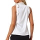 thumbnail image 3 of INSPIRAR CHIC Blusas de Trabajo Sin Mangas de Satén para Mujeres con Lazo en el Cuello Sólido L Blanco, 3 of 6