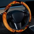 thumbnail image 2 of Thanksgiving Pumpkin Pie 14.5 Inch Printing PVC Leather Car Wheel Cover Auto Accessories, 2 of 6