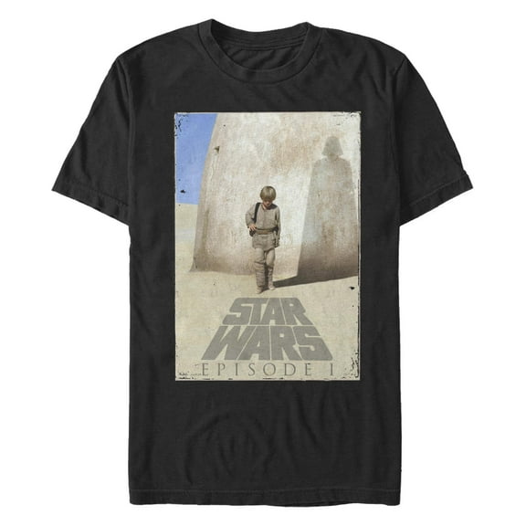 Men's Star Wars: The Phantom Menace Anakin Skywalker Silhouette Poster Graphic T-Shirt