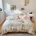 thumbnail image 1 of New French Style Fresh and Cute Floral Ins Style Ultra Soft Jacquard Bubble Wrap Skin Friendly Water Wash Four Piece Set, 1 of 7