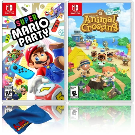 Super Mario Party + Animal Crossing - Two Game Bundle - Nintendo (Best Party Games For Switch)