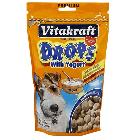 UPC: 0051233230023 | Vitakraft Yogurt Drops Dog Treats 8.8 oz.