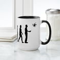 thumbnail image 4 of CafePress - Drone Evolution 15 Oz Ceramic Mug - 15 oz Ceramic Large White Novelty Mug, 4 of 4