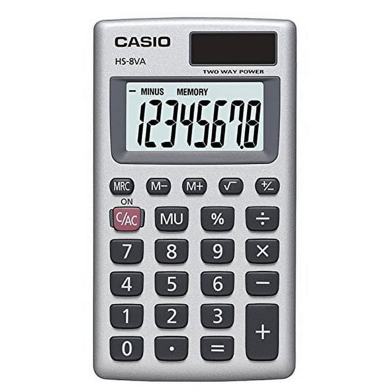 Casio scientific discount calculator solar powered