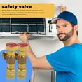 thumbnail image 3 of Beaupretty Brass Refrigerant Valve, Assorted Color, No Leakage, Precise Workmanship, for Air Conditioner, 3 of 7