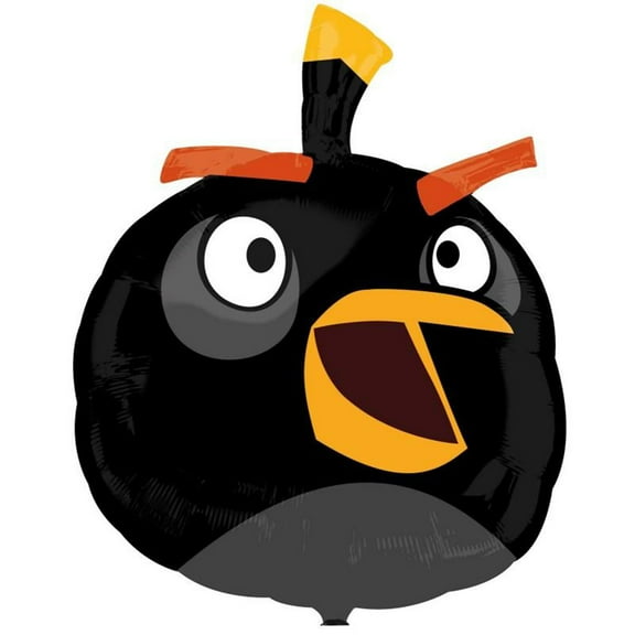 Black Angry Bird Mylar Balloon by US Balloon - 818128