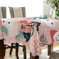 thumbnail image 5 of Yayeee Tablecloths 60" x 60" Rectangle Wrinkle Resistant Party Table Cover, Christmas Snowman, 5 of 8