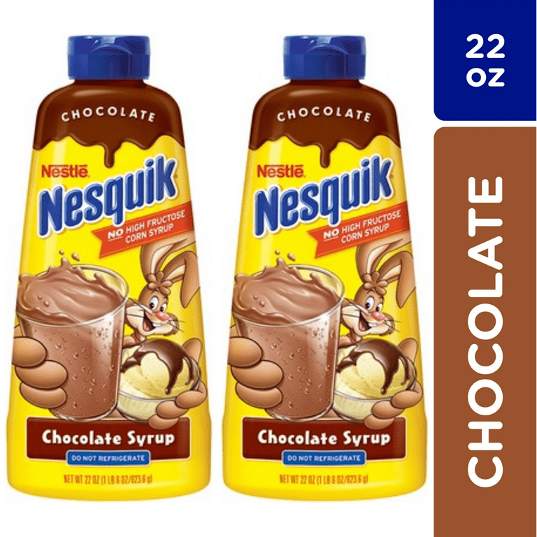 Nesquik Chocolate Flavored Syrup for Milk or Ice Cream, 22 oz 