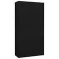 thumbnail image 3 of vidaXL Filing Cabinet Storage Cabinet for Office Steel and Tempered Glass, 3 of 30