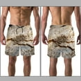 thumbnail image 3 of luoweisi Men's Beach Shorts Quick Dry Swim Trunks with Mesh Lining Map S, 3 of 5