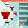 HotPop Microwave Popcorn Popper Collapsible Silicone Popcorn Maker