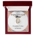thumbnail image 1 of To Mom Remembrance Message Mother's Love is Forever Forever Necklace w Message Card, 1 of 8