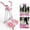 PINK, variant on 【Fahuac】 Air Walk Elliptical Machine - Foldable Cardio Cross Elliptical Trainer Glider for Full-Body Low-Impact Exercise with LCD Display Ideal for Home Gym