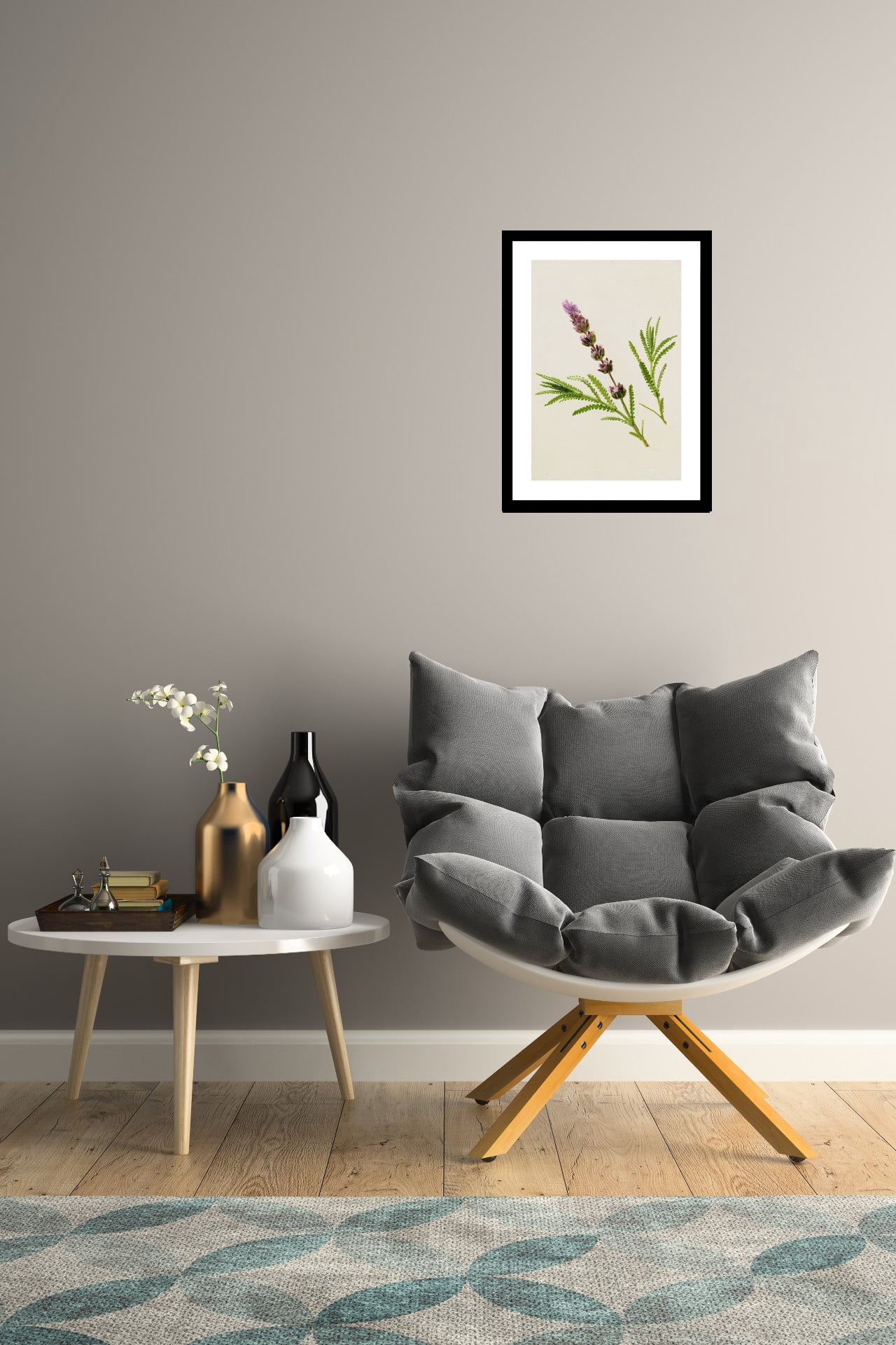 Venice Beach Collection's Lavendar Glory, photographed by Steven A. Heller 14x18 Framed Print