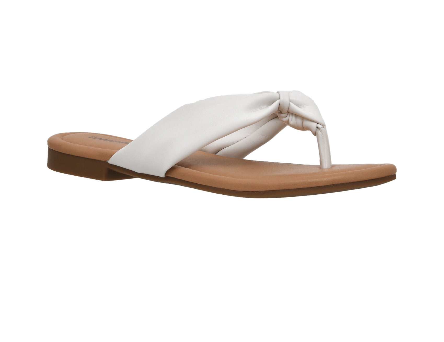 CUSHIONAIRE Women's Quaid Knot Thong Sandal +Comfort Foam - Walmart.com