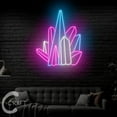 thumbnail image 2 of C-CRAFT Rock Crystal Neon Led Light Up 27 inch for Jewelry Shop Home Bar Wall Decor, 2 of 5