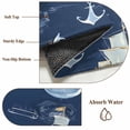 thumbnail image 6 of 5'x8' Area Rugs, Navy Blue Boat Coastal Indoor Outdoor Area Rug for Living Room Bedroom, Nautical Sea Summer Ocean Washable Bathroom Rugs Kitchen Floor Carpet Mats Home Decor Aesthetic, 6 of 8