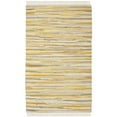 thumbnail image 4 of SAFAVIEH Rag Elena Striped Cotton Runner Rug, Gold/Multi, 2'3" x 12', 4 of 10