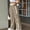 Khaki, variant on Women's High Rise Cargo Pants Baggy Stretchy Striped Y2K Streetwear Casual Slouchy Flared Palazzo Pants with Pockets