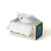 For Good Compostable & Biodegradable Small Trash Bags - White & Green - 4 Gallon - 25 Count
