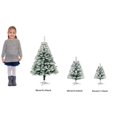 thumbnail image 2 of Árbol de Navidad de PVC, abeto artificial, árbol de Navidad festivo con soporte de plástico, ideal para la decoración de fiestas navideñas en el hogar y la oficina, 2 of 5